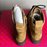 Tory Burch  Tan Lace Up Boots with Chunky Sole size7 Photo 8