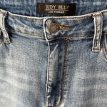 Judy Blue Womens Wide Leg Crop Raw Frayed Hem High Waist Jeans 15/32 Photo 6