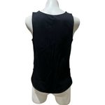 EXPRESS  Women's Black Faux Leather Sleeveless Tank Top Size S Petites Photo 3