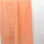 Anthropologie Sleeveless Chiffon Flowy Peach Pink Orange High Low Dress Small Photo 7