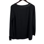 Daisy Fuentes Black Long Sleeve Top Bow Detail Size Large New Photo 39