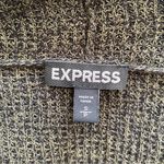 EXPRESS Dark Green Cardigan Sweater Size S Casual Layering Photo 2