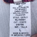 Nanette Lepore pink floral print strapless bikini top / L / Excellent condition Photo 14