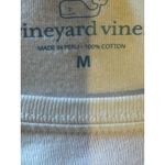 Vineyard Vines  Shirt Women Medium White‎ Long Sleeve Christmas Whale Pocket Tee Photo 9