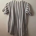 Tumblr Style Striped Baseball Shirt White Size 14 Photo 1