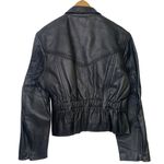 All State Leather Jacket Vintage Coat Biker Moto Zip Up 90s Quilted Lining Size 3X Photo 1
