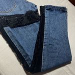 Rave Women's Skinny Jeans with Black Lace Blue Size undefined Photo 5