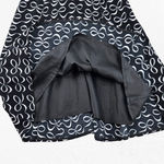 Kate Spade  Mackenna Black White Bow Print Dress Size 0 Sleeveless A-Line Dress Photo 3