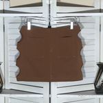 The Ragged Priest Brown Mini Skirt Cut Out Sides 8 Photo 1