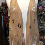 American Rag NWT  faux suede boho long vest Photo 0