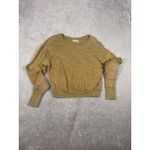 Free People  we‎ the free patchwork pullover yellow oversized xs sweatshirt Photo 2