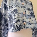 Vintage Y2K Keren Hart Relaxed Fit Cropped Denim Jacket Blue Size M Photo 0