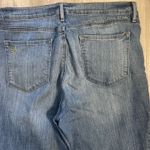 Loft Jeans 14/32 More Shine Less Shade Sun Embroidered Modern Skinny Wide Hem Photo 14