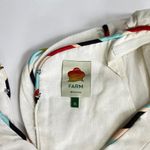 Farm Rio NWOT  White Stripe Short Puff Sleeve Linen Mini Dress Size XS Photo 9