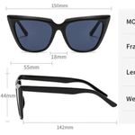 Candy Color Glittering Cat Eye Sunglasses Photo 9