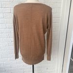 Madewell XS Brown Merino Wool Pullover Sweater Long Sleeve Casual Oversizer Photo 1