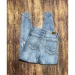 Judy Blue Distressed and Destroyed Raw Fring Hem Skinny Fit Jeans Sz 25 Photo 3