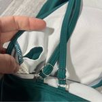 No Brand, Women's Emerald Green Ruffle Swim Top; Large Photo 4