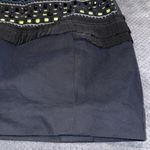 Twelve by Twelve beaded embellished black mini skirt size medium Photo 3