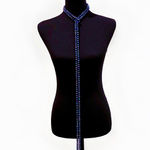 Vintage Peacock Pearls Necklace Endless Strand 99 inches Long Purple Photo 9