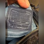 Coach  great condition navy blue small handbag Photo 1