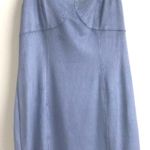 Free People Women’s Small Light Gray Tie Shoulder Dress Photo 0