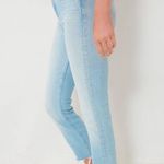 Mother Denim The Mid Rise Dazzler Ankle Fray Jean in Sun Kissed size 24 Blue Photo 1