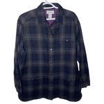 Lands' End Land’s End vintage wool plaid shacket overshirt size 8 Photo 1