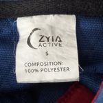 ZYIA Quilted Snap Pocket Pullover Womens‎ S Athleisure Cozy Cabin Casual Fleece Blue Photo 4