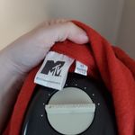 MTV Cropped Ugly Christmas Sweater XS Hoodie Red Photo 2