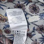 Lucky Brand  size small flower blouse with gold accents Photo 3