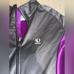 Pearl Izumi VTG Retro Cycling Jacket Sz Large Purple Green Windbreaker Full Zip Photo 8
