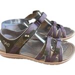 Ryka  Size 7M Adjustable Strap Sandals Purple Gray Lightweight Shoes Photo 3