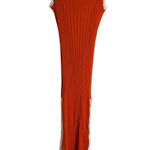 Solid & Striped Kimberly Flame Orange Ribbed Side Snap Sleeveless Midi Dress L Photo 14