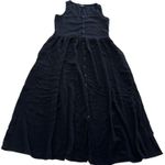 Frye Dress Womens XS Black Sleeveless Button Front Maxi Tank Scoop Neck A-Line Photo 1