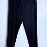 Stitch Fix Liverpool Kelsey Knit Pinstripe Trousers Navy Size 12/31 Petite Blue Photo 0