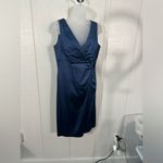 Donna Ricco   Women’s Dark Blue Sleeveless dress Size 12 EUC Photo 1