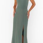 Show Me Your Mumu  Women's Paris Gown M  Stretch‎ Maxi  Sage Green Formal Dress Photo 0