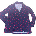 Hanna Anderson Pima Cotton Pajama Top ONLY Blue Size XS Photo 0
