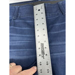 Nine West Womans Blue Jeans 14 Navy Slim Straight Elastic Waist Photo 6