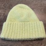 Madewell  Green Wool Blend Fuzzy Wide-Cuffed Beanie Photo 1