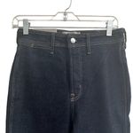 Everlane HIGH RISE SKINNY ORGANIC COTTON STRETCH DARK BLUE WASH TAPERED JEANS 28 Photo 4