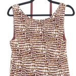 Donna Morgan 100% Silk  Skirt Set Size 14 Brown Vintage Photo 13