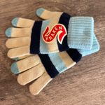 Never Worn Seattle Kraken SGA Winter Classic Knit Gloves 12/29/23 Game Vs Flyers Blue Photo 3