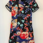 ZARA Satin Traditional Chinese Cheongsam Qipao Mini Dress Size XS Photo 4