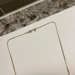 Monet Signed Necklace Gold Tone Black Bead - Beaded 16 1/2 Inch Photo 1