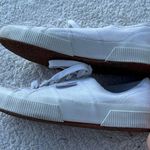 Superga  White Laced Shoes Size 7 Photo 1
