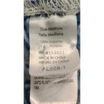 Paisley Lounge Pants Comfy Pajama Bottoms Casual Sleepwear Blue Size M Photo 4