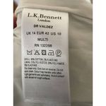 LK Bennett L.K. Bennett Valdez Cap Sleeve Sheath Pencil Dress Size US 10 Floral Stretch Photo 5