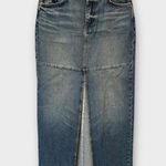 Reformation  Tazz Denim Maxi Skirt Size 27 Photo 0